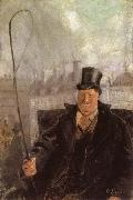 Christian Krohg Paris Hackney Cab Driver china oil painting artist